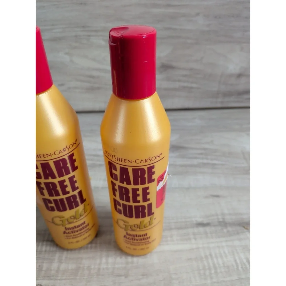 SoftSheen Carson Care Free Curl Gold Hair Instant Activator 8 fl oz New
